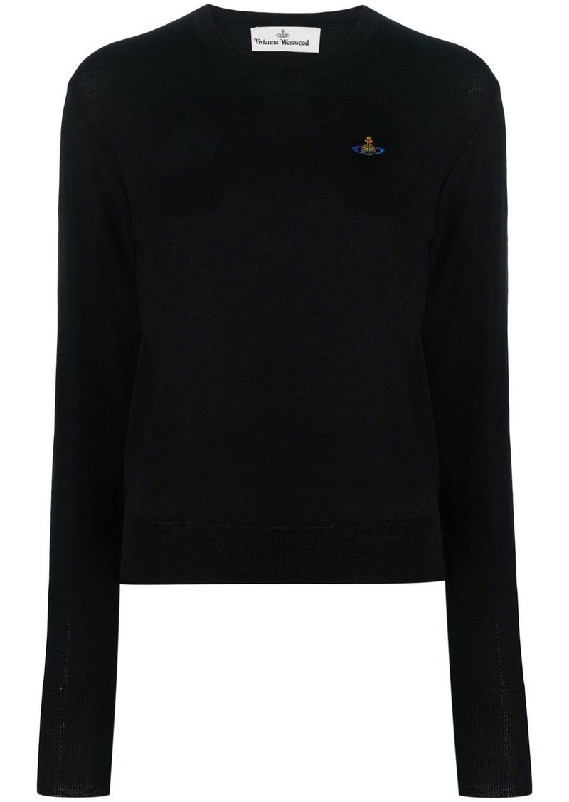 Vivienne Westwood embroidered-motif long-sleeve top