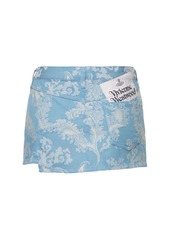Vivienne Westwood Foam Cotton Jacquard Mini Skirt