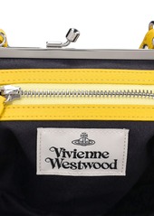 Vivienne Westwood Granny Frame Grained Faux Leather Bag