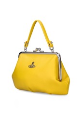 Vivienne Westwood Granny Frame Grained Faux Leather Bag