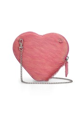 Vivienne Westwood Heart Ponyhair Crossbody Bag