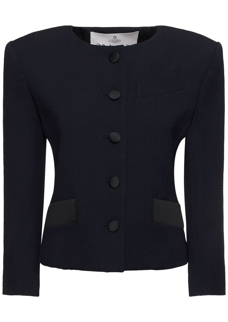 Vivienne Westwood Iman Cotton Blend Jacquard Jacket
