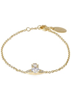 Vivienne Westwood Ismene Crystal Chain Bracelet