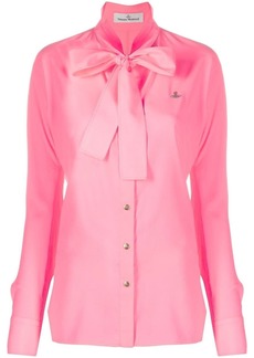 Vivienne Westwood long-sleeve pussy-bow shirt