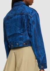 Vivienne Westwood Marlene Chambray Cropped Jacket