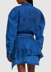 Vivienne Westwood Meghan Chambray Mini Shirt Dress W/belt