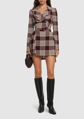 Vivienne Westwood Meghan Checked Mini Kilt Skirt
