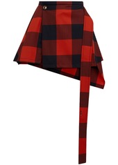 Vivienne Westwood Meghan Tartan Wool Mini Kilt Skirt