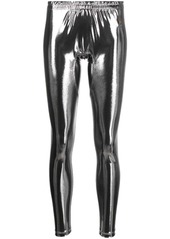 Vivienne Westwood metallic-effect leggings