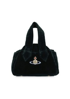 Vivienne Westwood Mini Archive Yasmine Velvet Shoulder Bag