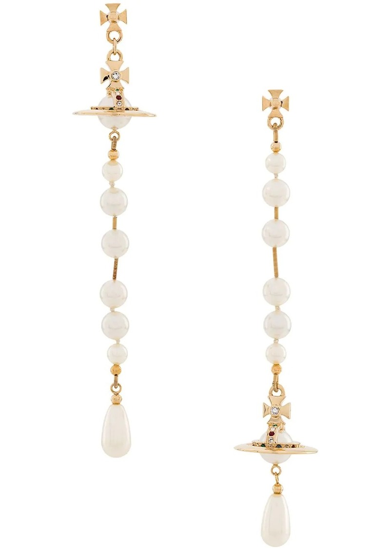 Vivienne Westwood Orb pearl drop earrings
