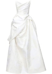 Vivienne Westwood Rose & Bird Silk Blend Jacquard Dress