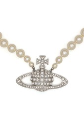 Vivienne Westwood row-pearl orb-charm necklace