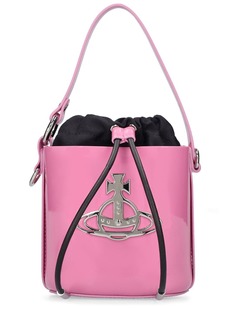 Vivienne Westwood Small Daisy Patent Leather Bucket Bag
