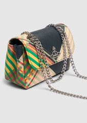 Vivienne Westwood Small Derby Saffiano Print Shoulder Bag