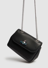 Vivienne Westwood Small Leather Shoulder Bag W/chain