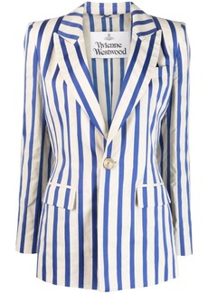 Vivienne Westwood striped cotton blazer