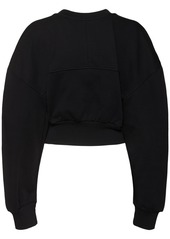 Vivienne Westwood Sunken Orb Jersey Crop Sweatshirt