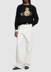 Vivienne Westwood Time Machine Logo Cotton Sweatshirt