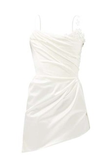 Vivienne Westwood - Venus Draped Satin Mini Dress - Womens - White