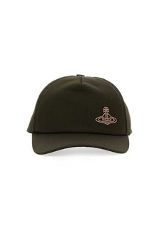 VIVIENNE WESTWOOD BASEBALL HAT WITH LOGO EMBROIDERY