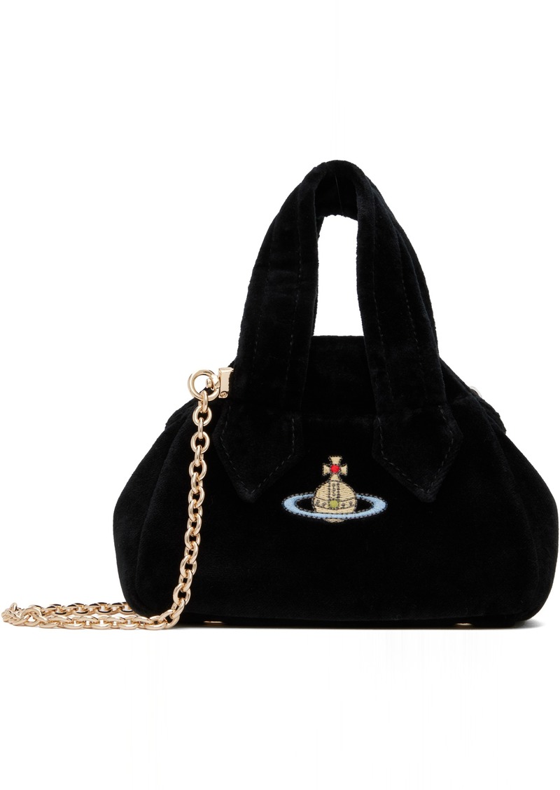 Vivienne Westwood Black Archive Mini Yasmine Bag