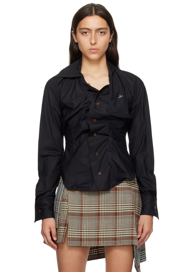 Vivienne Westwood Black Drunken Shirt