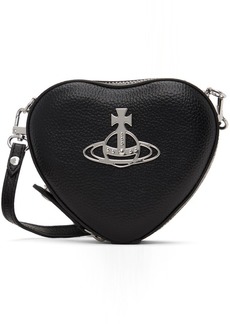 Vivienne Westwood Black Mini Louise Heart Crossbody Bag