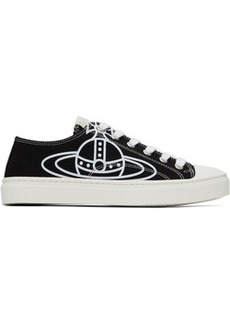 Vivienne Westwood Black Plimsoll Low-Top Sneakers