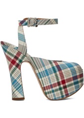 Vivienne Westwood Blue & Gray Vargas Elevated Heels