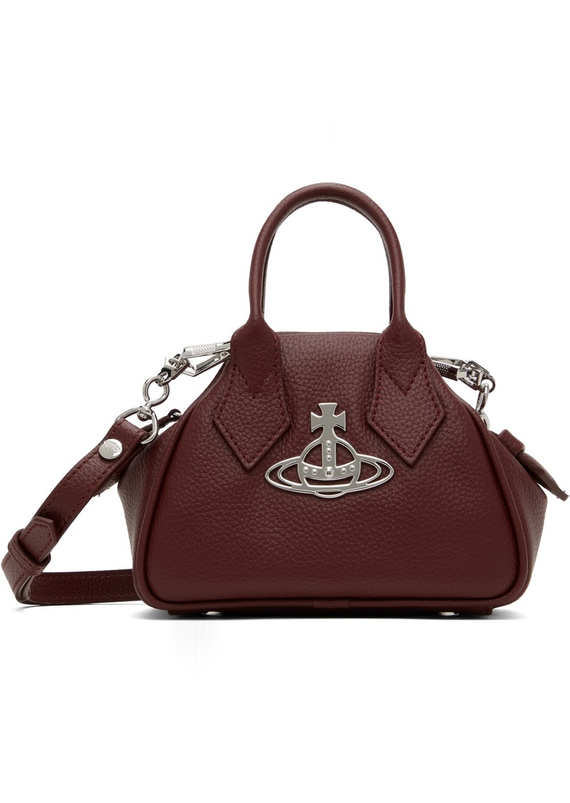 Vivienne Westwood Burgundy Mini Yasmine Bag