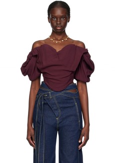 Vivienne Westwood Burgundy Sunday Blouse