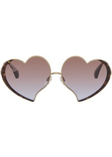 Vivienne Westwood Gold & Tortoiseshell Lovelace Sunglasses
