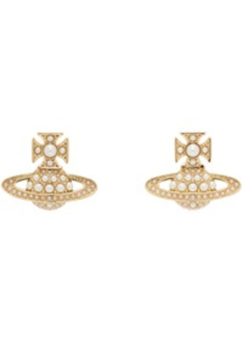 Vivienne Westwood Gold Luzia Bas Relief Earrings