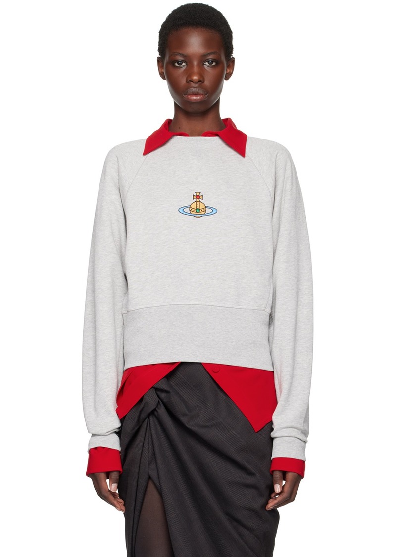 Vivienne Westwood Gray Athletic Sweatshirt