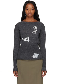 Vivienne Westwood Gray Chimera Sweater