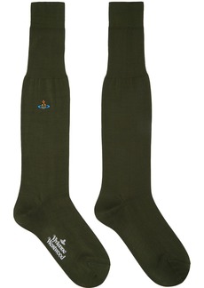 Vivienne Westwood Khaki Plain Socks