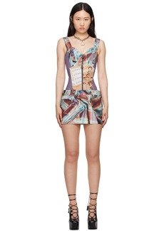 Vivienne Westwood Multicolor Foam Corset Miniskirt