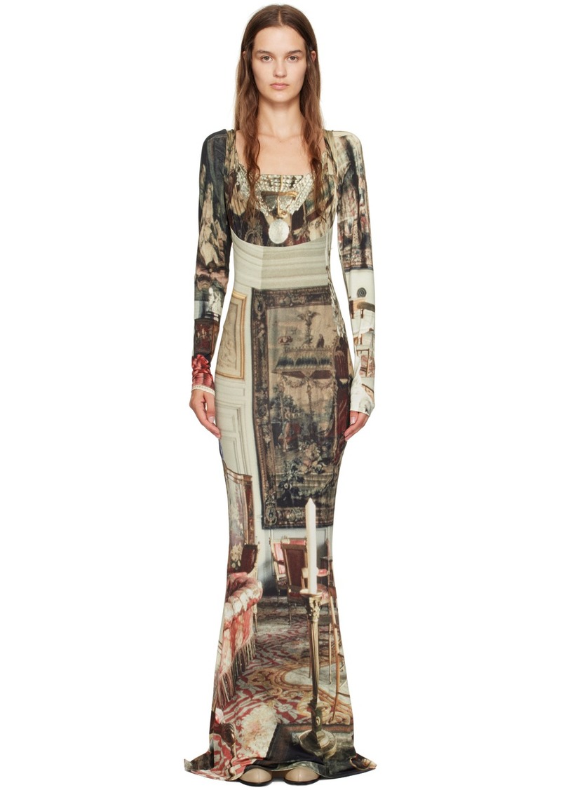 Vivienne Westwood Multicolor Saloon Maxi Dress