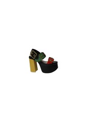 Vivienne Westwood Nimes Buckle Sandals in Multicolor Leather