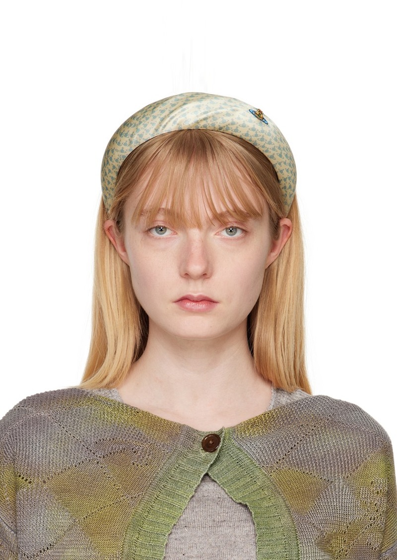 Vivienne Westwood Off-White Embroidered Headband