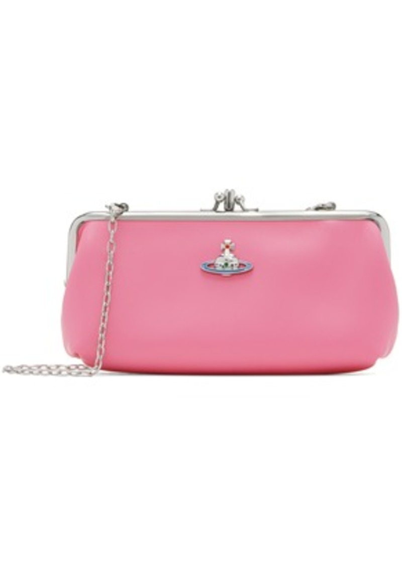 Vivienne Westwood Pink DB Frame Chain Bag