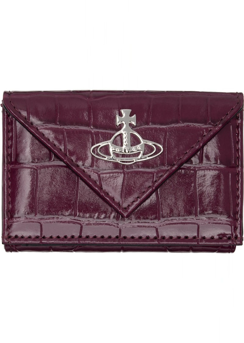 Vivienne Westwood Purple Envelope Billfold Wallet