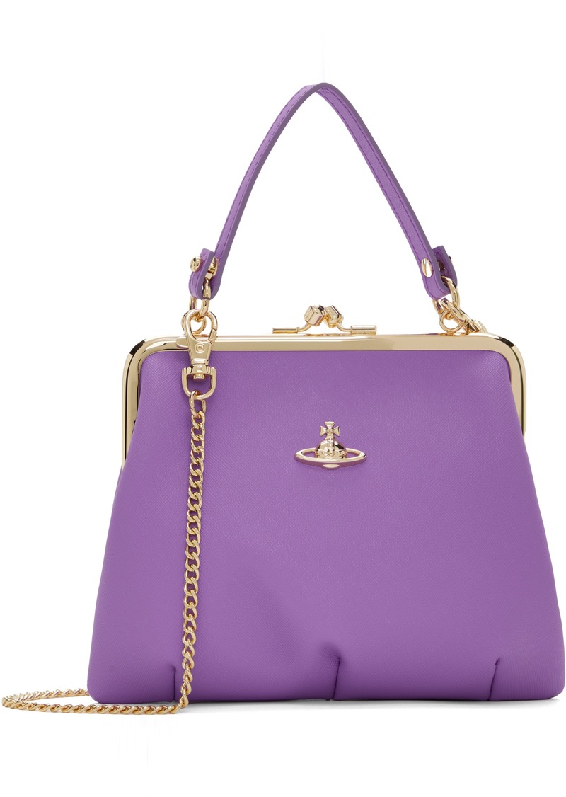 Vivienne Westwood Purple Granny Frame Bag