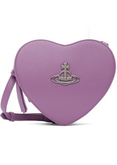 Vivienne Westwood Purple Louise Heart Crossbody Bag