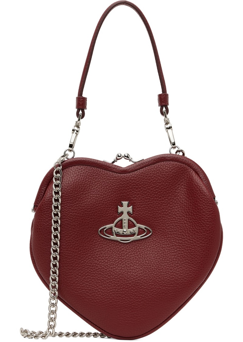 Vivienne Westwood Red Belle Heart Frame Bag