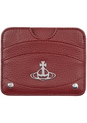 Vivienne Westwood Red Half Moon Card Holder