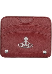 Vivienne Westwood Red Half Moon Card Holder