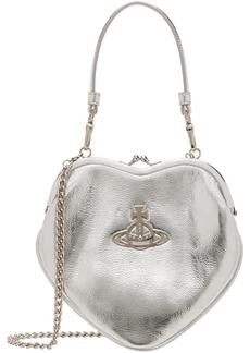 Vivienne Westwood Silver Belle Heart Frame Bag