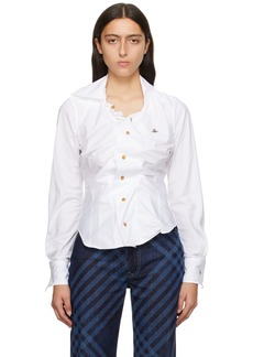 Vivienne Westwood White Drunken Shirt